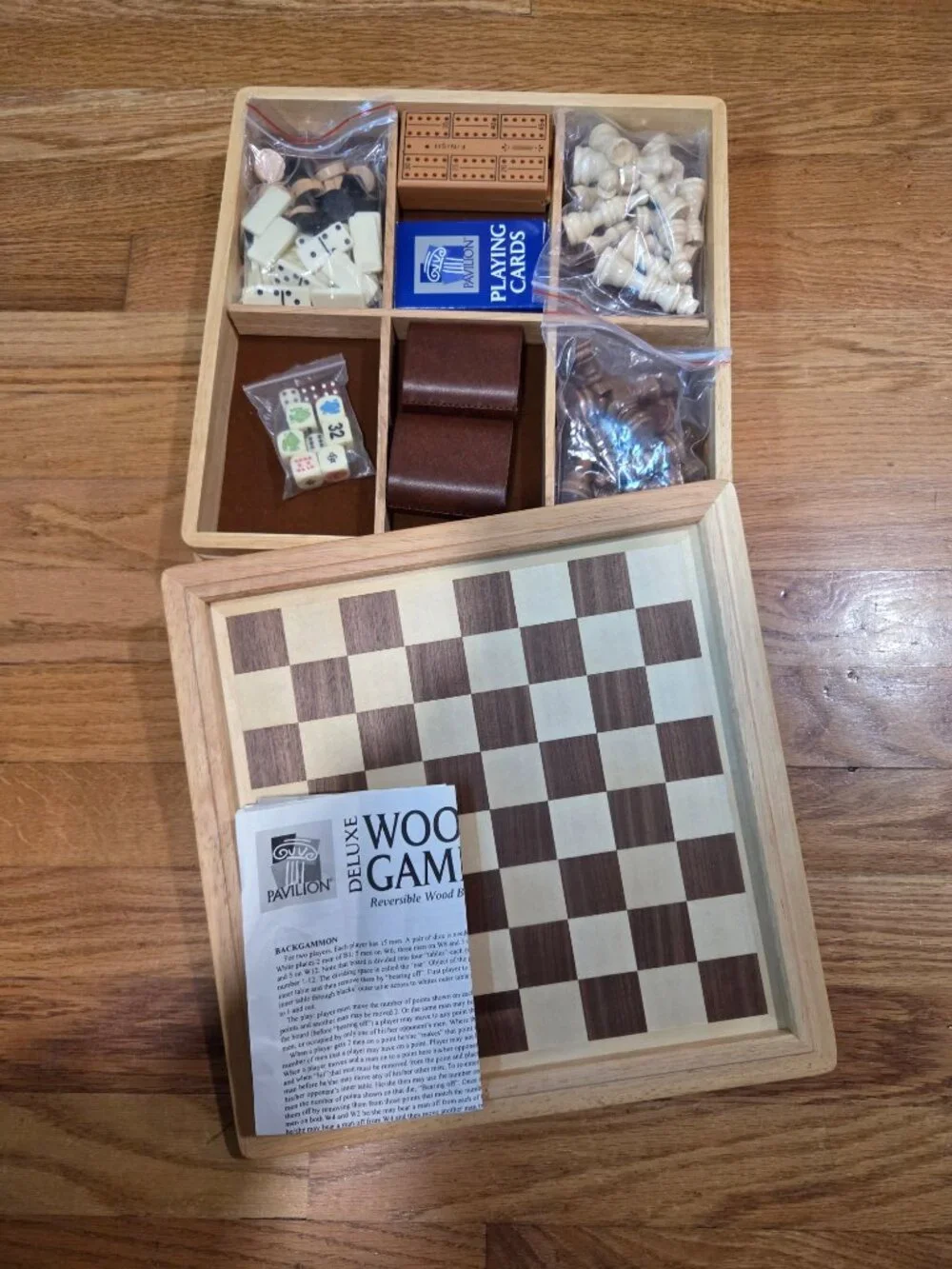 Pavilion Deluxe Wooden Game Set, 7 Games, Limited Edition